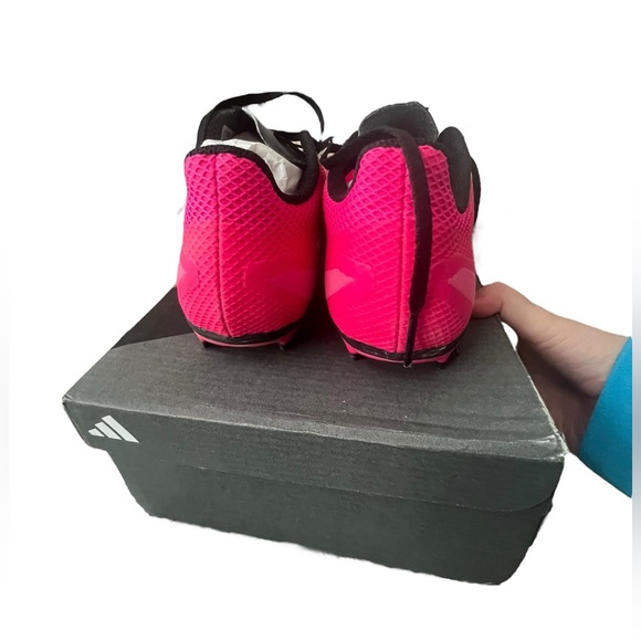 Adidas Men’s Speedportal 4 Adult Flexible Soccer Cleats in Pink/Black in size 11 - Picture 6 of 9